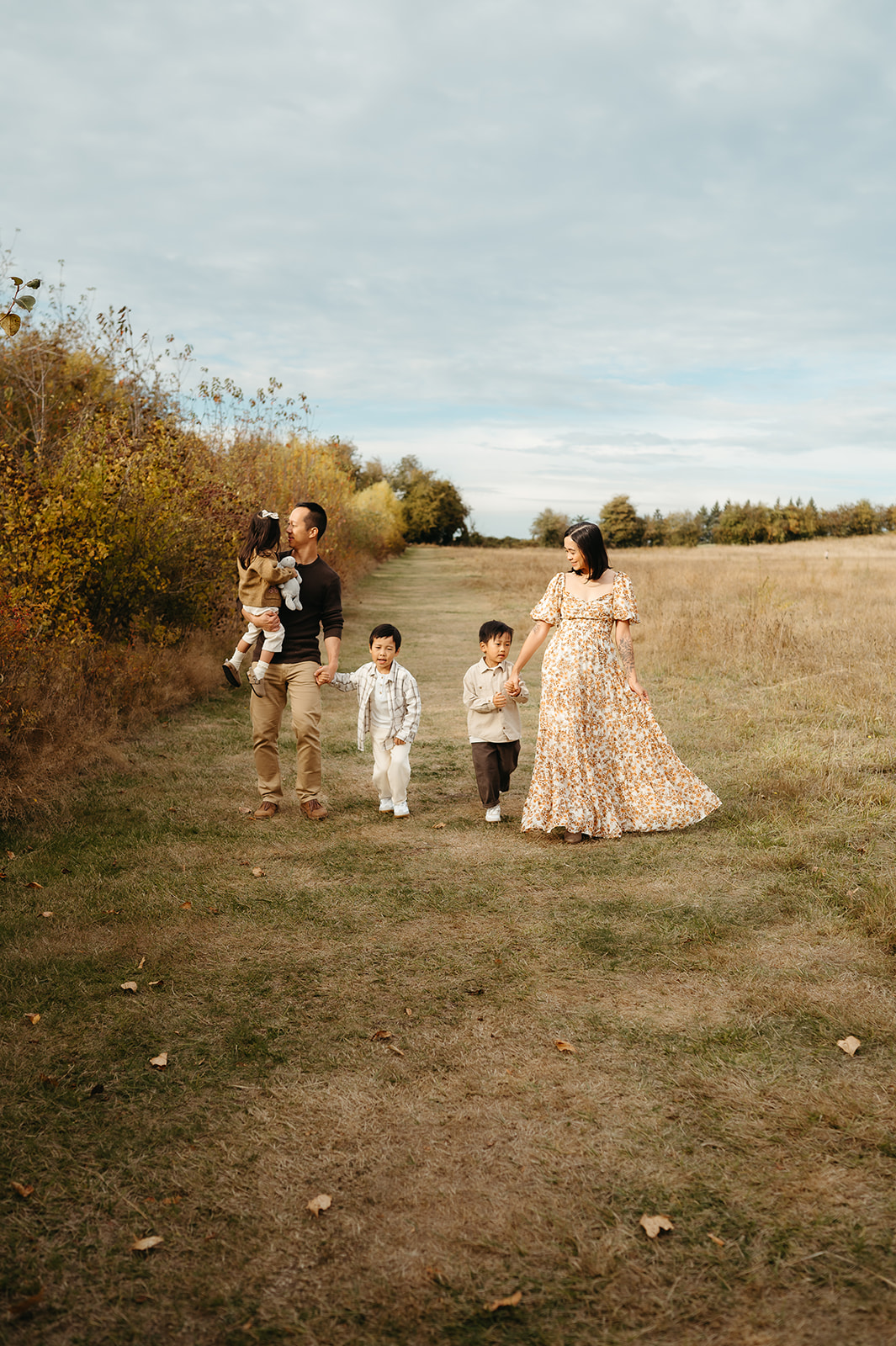 Portland Oregon fall family photo session