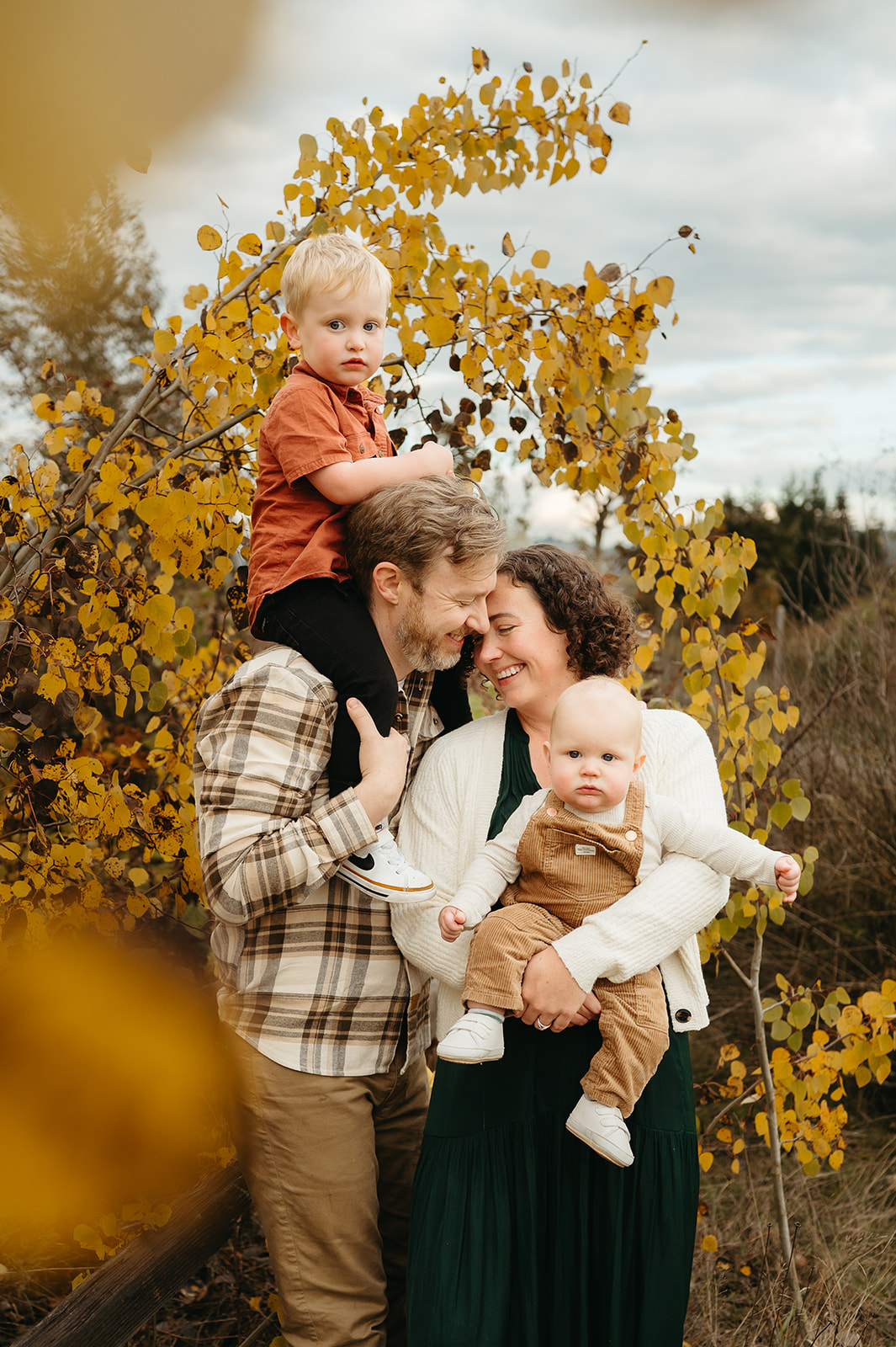 Portland Oregon fall family photo session