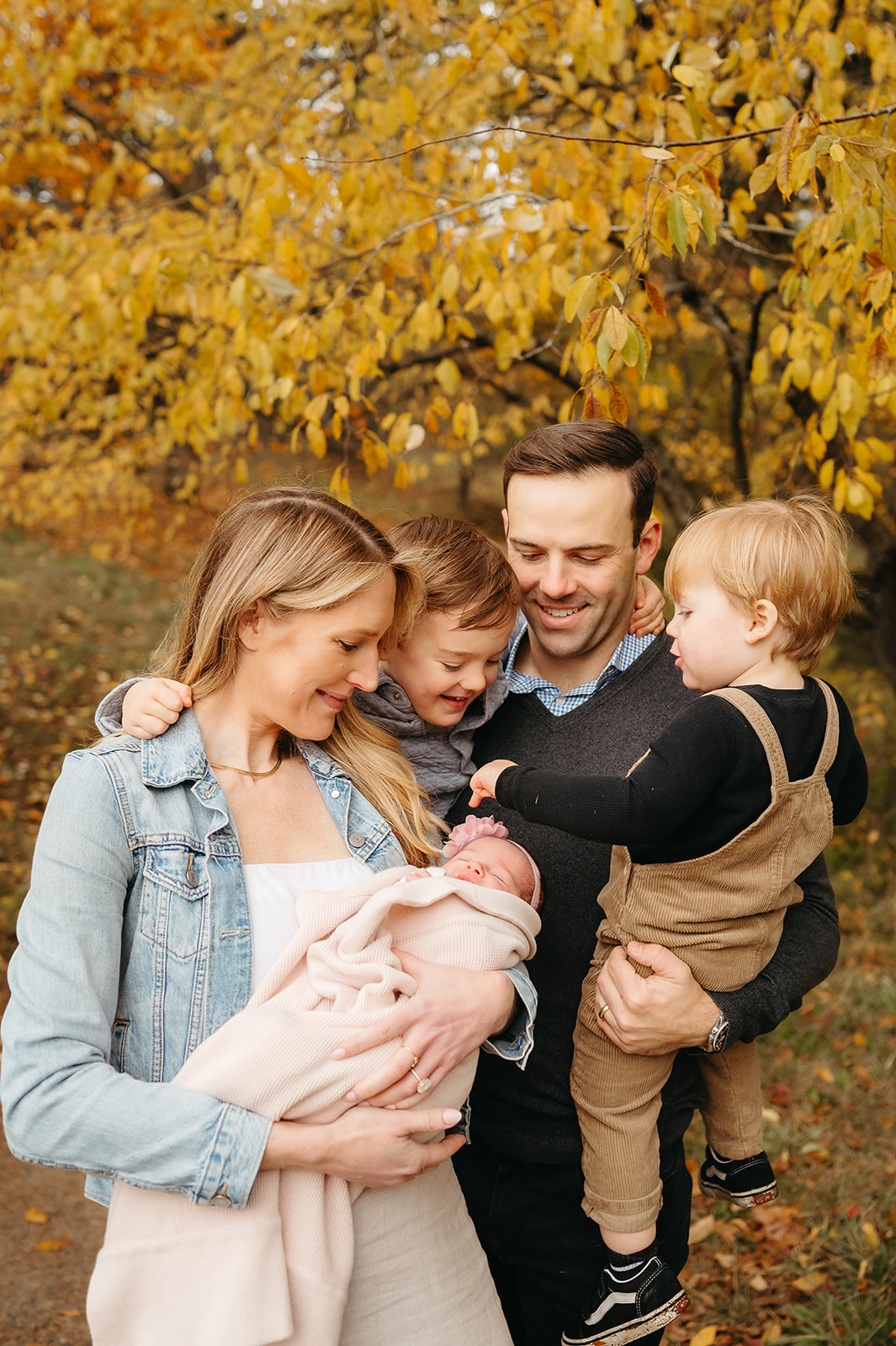 Portland Oregon fall family photo session