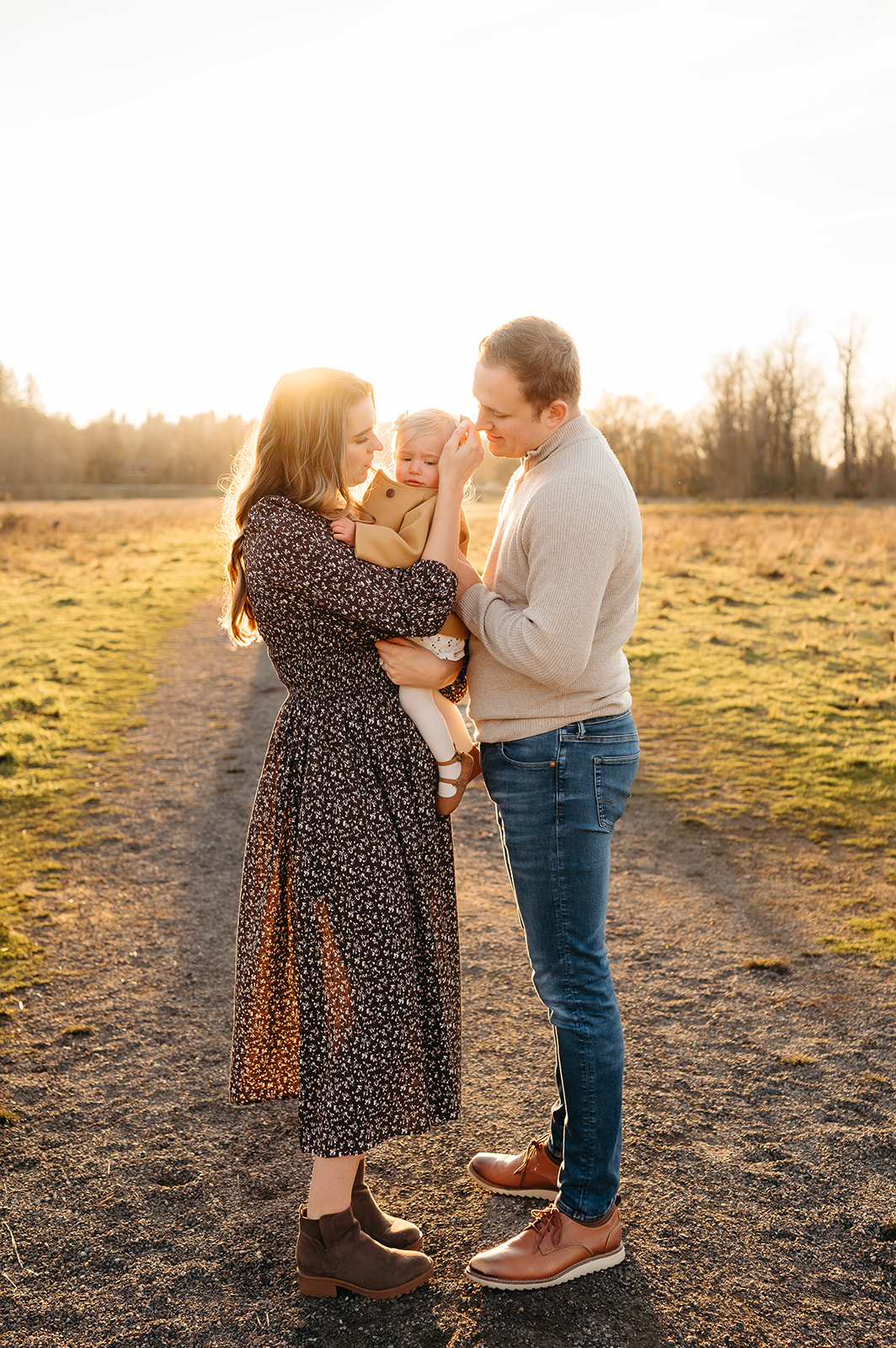 Portland Oregon fall family photo session