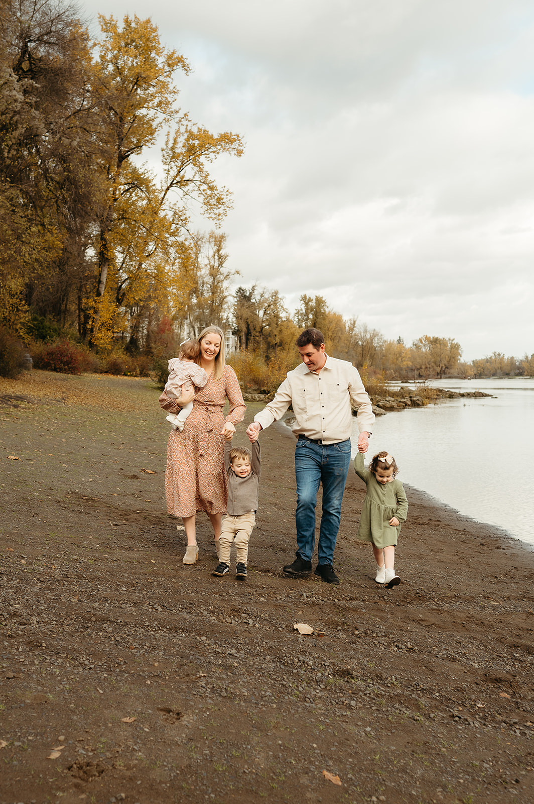 Portland Oregon fall family photo session