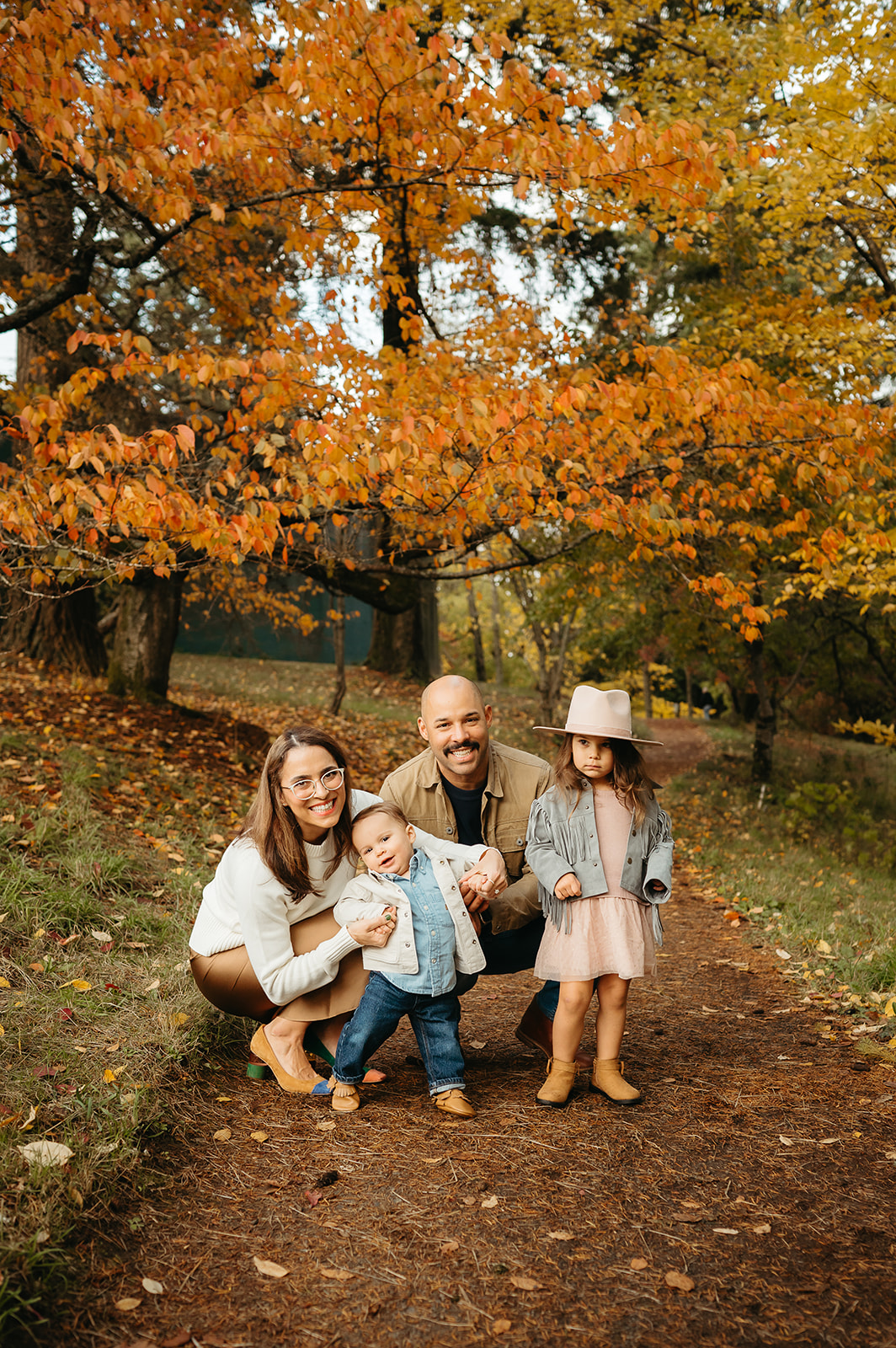 Portland Oregon fall family photo session