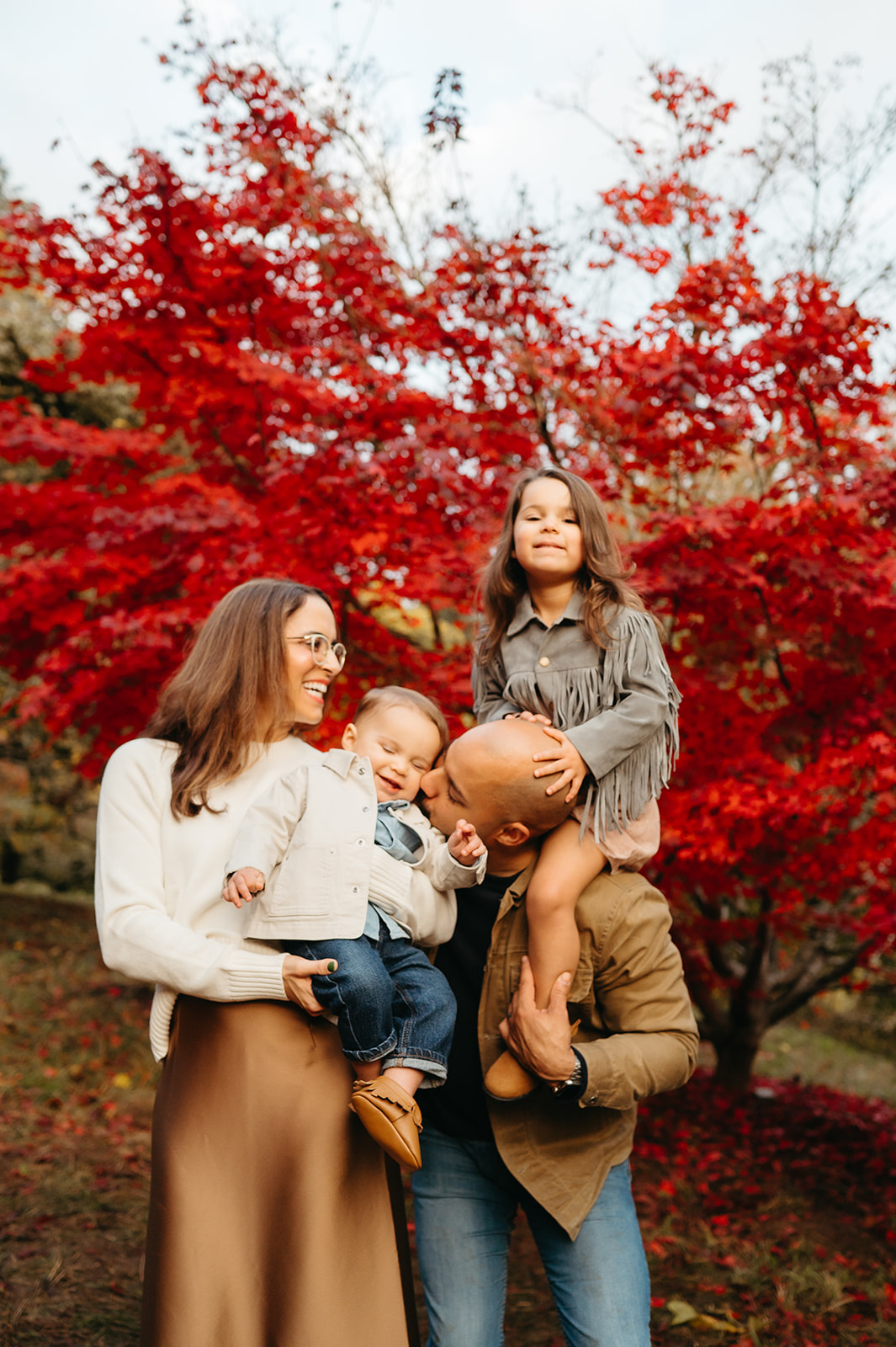 Portland Oregon fall family photo session
