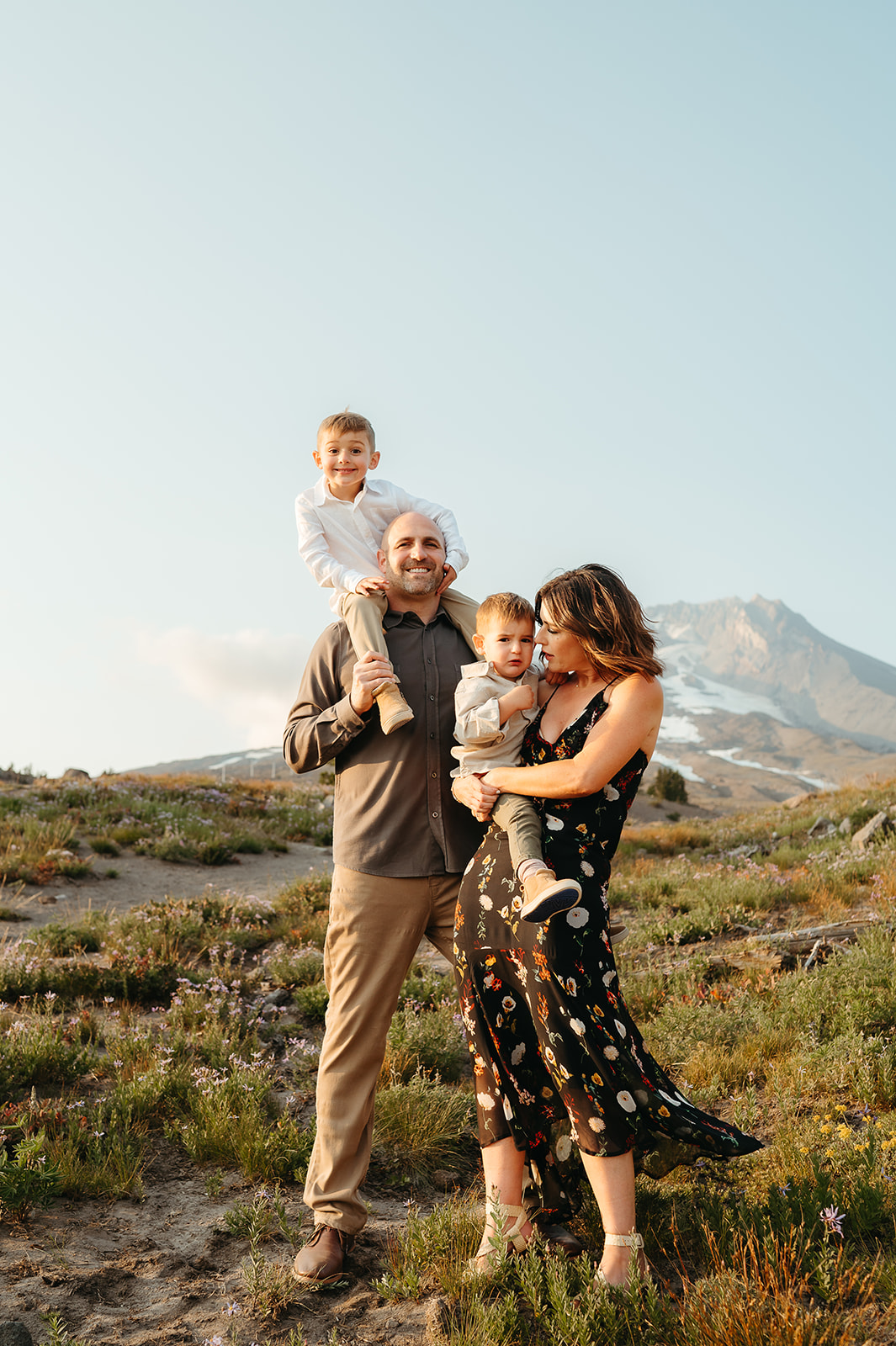 portland family photos at mt hood timberline lodge